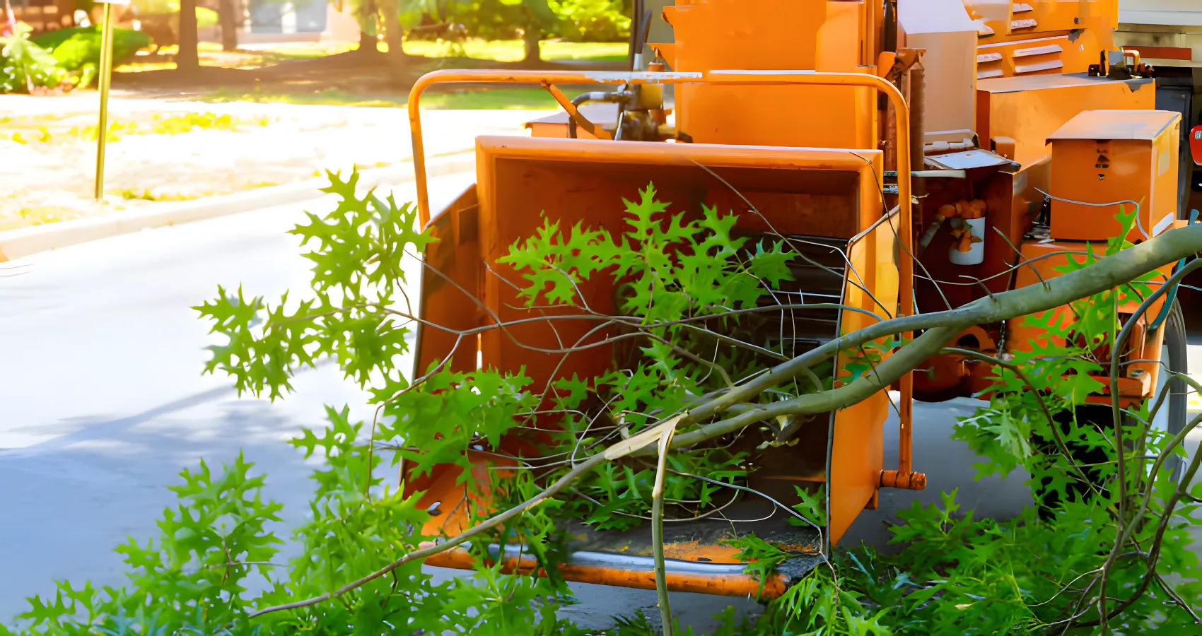 tree brush chipping and cleanup sultan