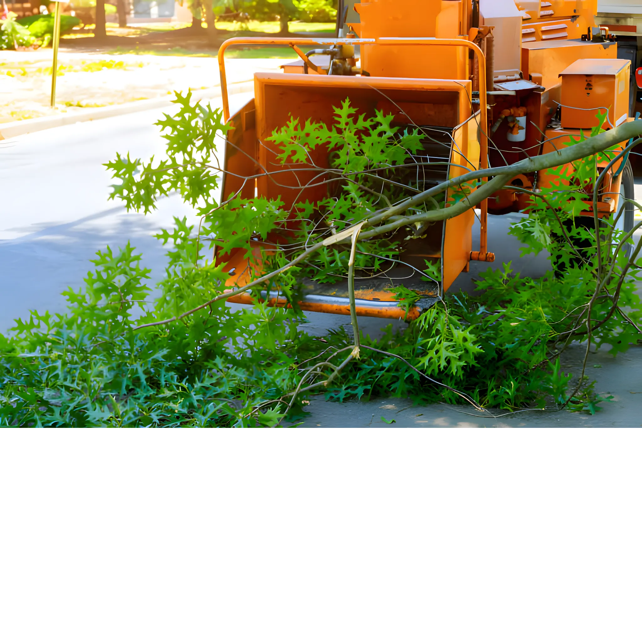 tree brush chipping and cleanup woodway
