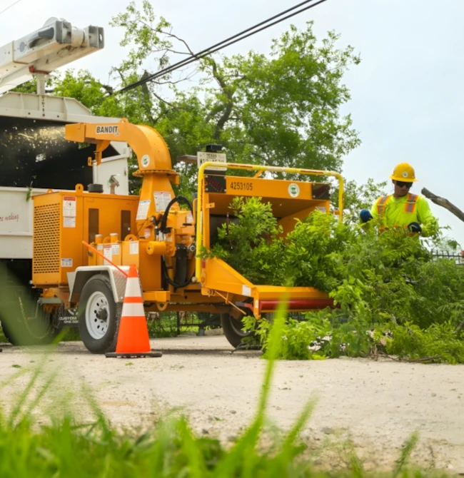 Onsite Brush Chipping